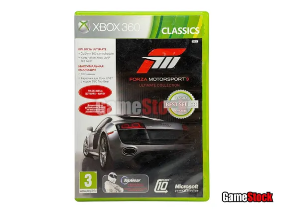 Xbox 360 Forza Motorsport 3 Ultimate Collection (Б/У, Русские субтитры)