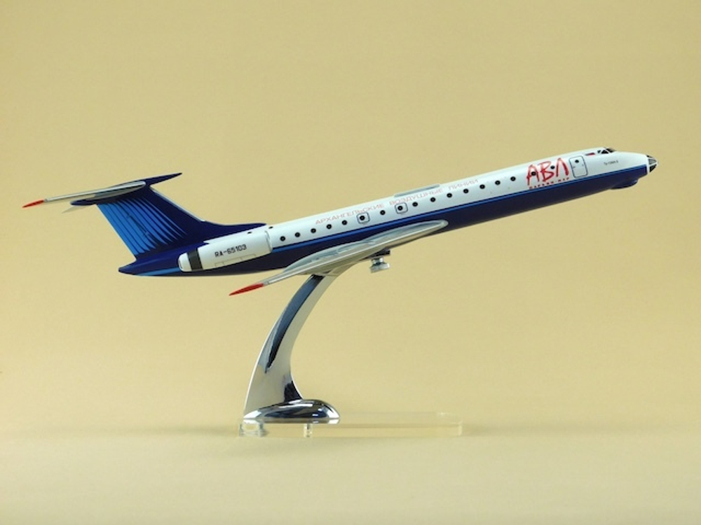 Модель самолета Ту-134А-3 (М1:100, АВЛ)