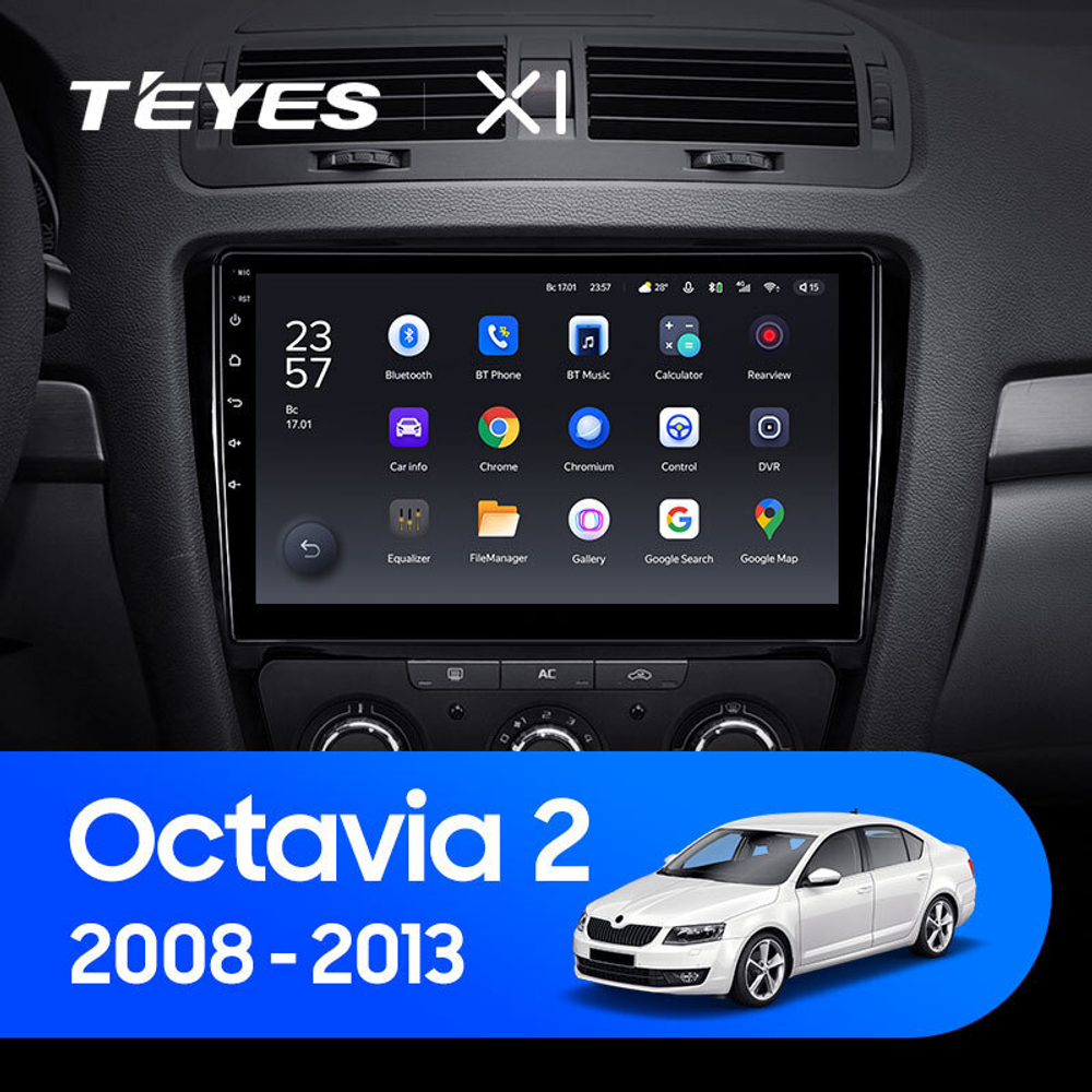 Teyes X1 10.2" для Skoda Octavia 2008-2013