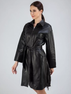 Плащ кожаный натуральный