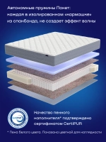 Матрас БайСлип, 18 см, средняя жесткость, независимые пружины