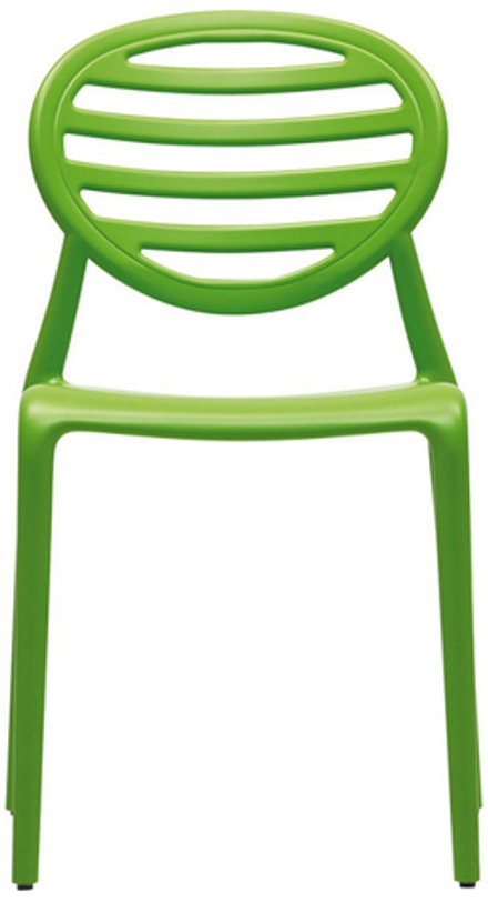 Стул пластиковый Scab Design Top Gio, зеленый