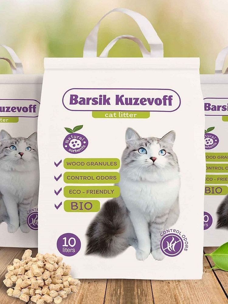 Барсик Кузевофф древесный наполнитель для лотка 3кг, 5л (впитываемость 10л) Барсик Кузевофф древесный наполнитель для лотка 3кг, 5л (впитываемость 10л)