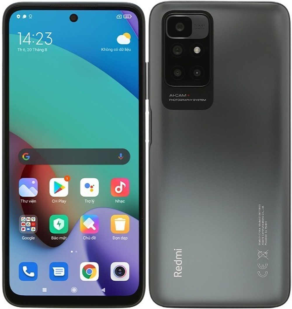Смартфон Xiaomi Redmi 10 4/128GB Carbon Gray