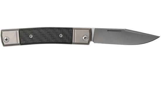 Складной нож Lion Steel "BestMan" L/BM1 CF c клинком из стали Böhler M390 Microclean®, рукоять карбон