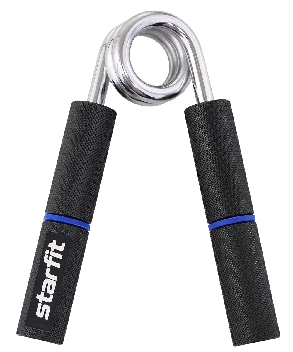 Эспандер кистевой ES-405 пружинный, 65 кг, металлический, черный/темно-синий