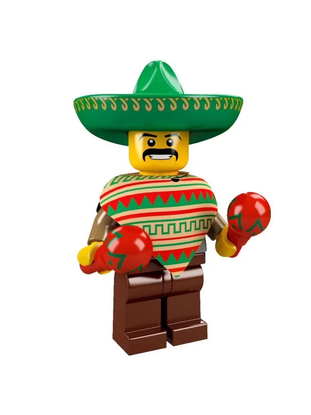 LEGO Minifigures 8684 Серия 2 Мексиканец с маракасами