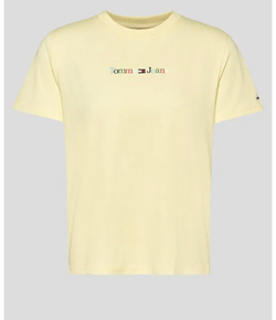 Футболка женская TOMMY JEANS REG COLOR SERIF LINEAR SS