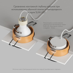 Встраиваемый светильник Denkirs Lemvik DK2402-GD