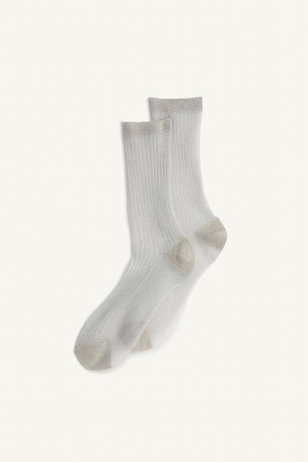 ZARA ДЛИННЫЕ НОСКИ - LIMITED EDITION, СЕРЕБРЯНЫЙ