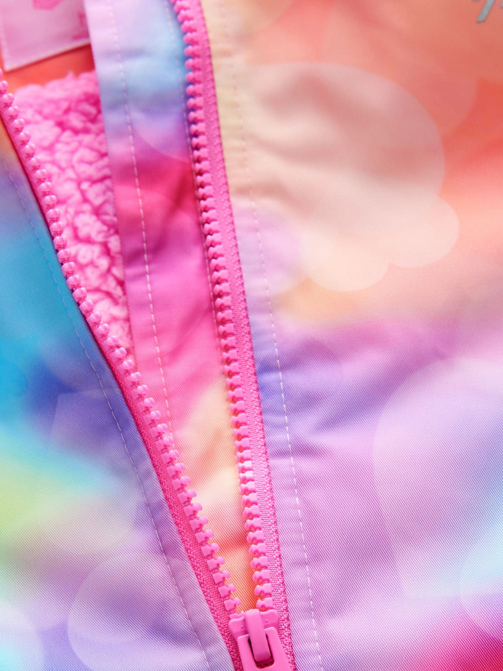 Плащ водонепроницаемый с флисовой подкладкой для девочки Next E25-225, Розовый