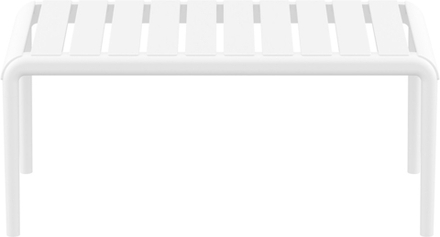 Столик пластиковый журнальный Siesta Contract Paris Lounge Table, белый