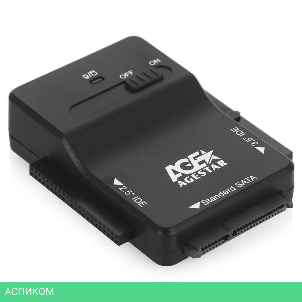 Адаптер-переходник AgeStar 3FBCP1 черный