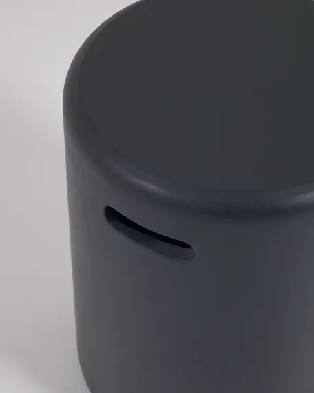 Табурет из бетона Taimi черный