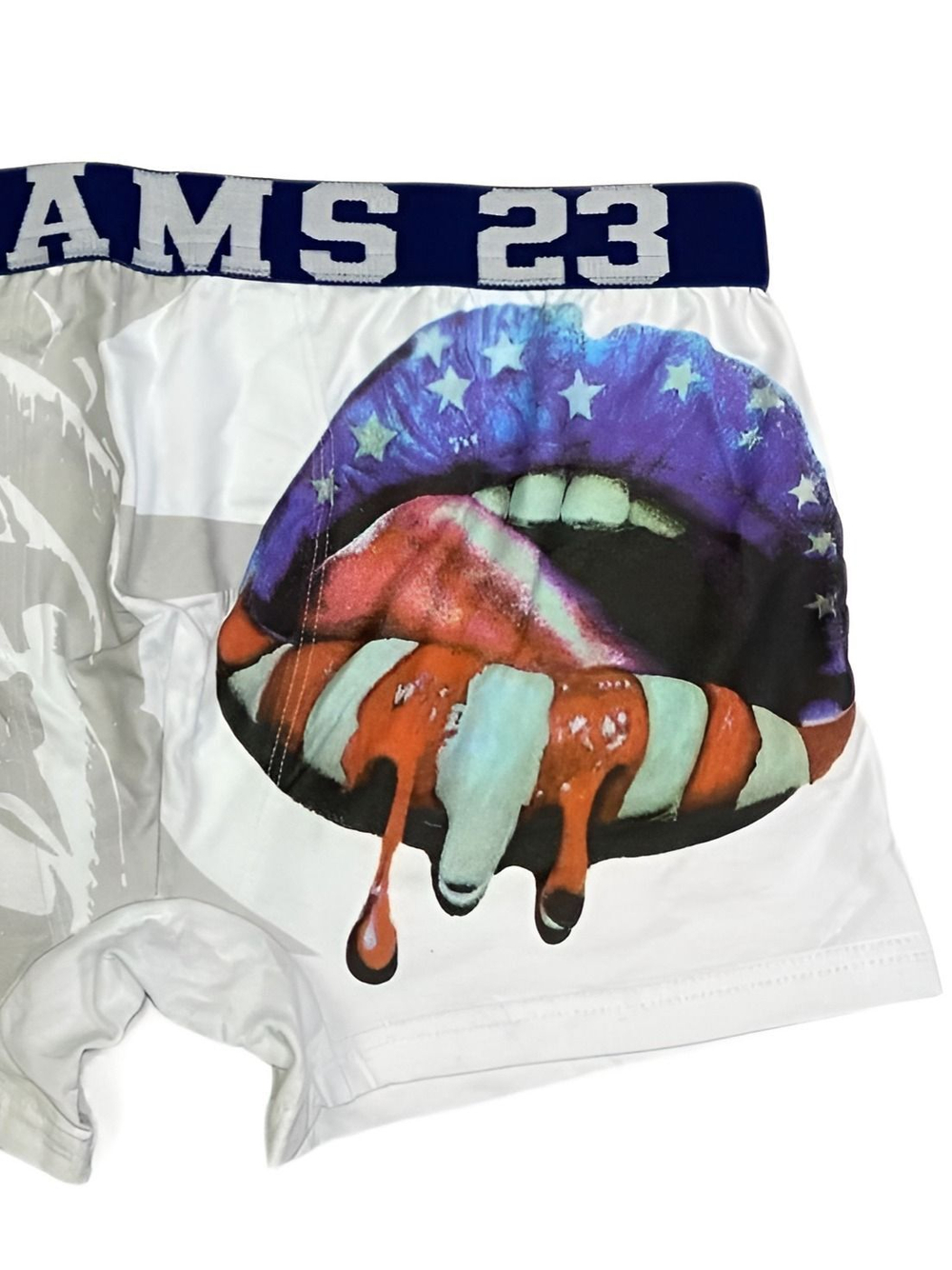 Мужские трусы боксеры белые с принтом, хлопок L/50, Primal
