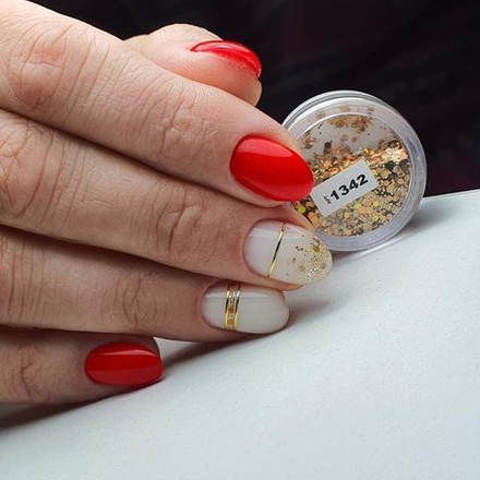 1342 Шестигранники микс "Диско соты" 2 г