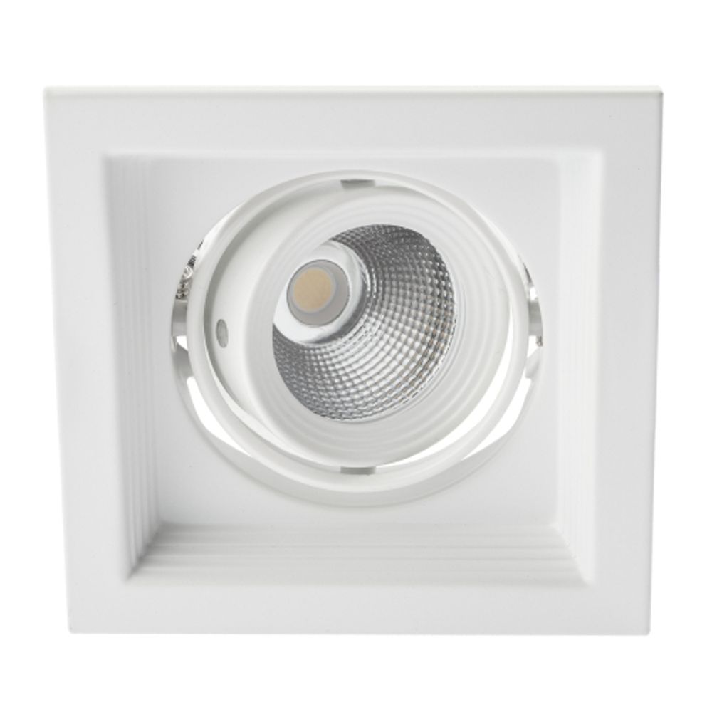 Светильник светодиодный встраиваемый Даунлайт ЭРА SKD-11-36-40K-W09 9Вт 4000К 1080Лм 130х130х100мм 5 лет гарантии