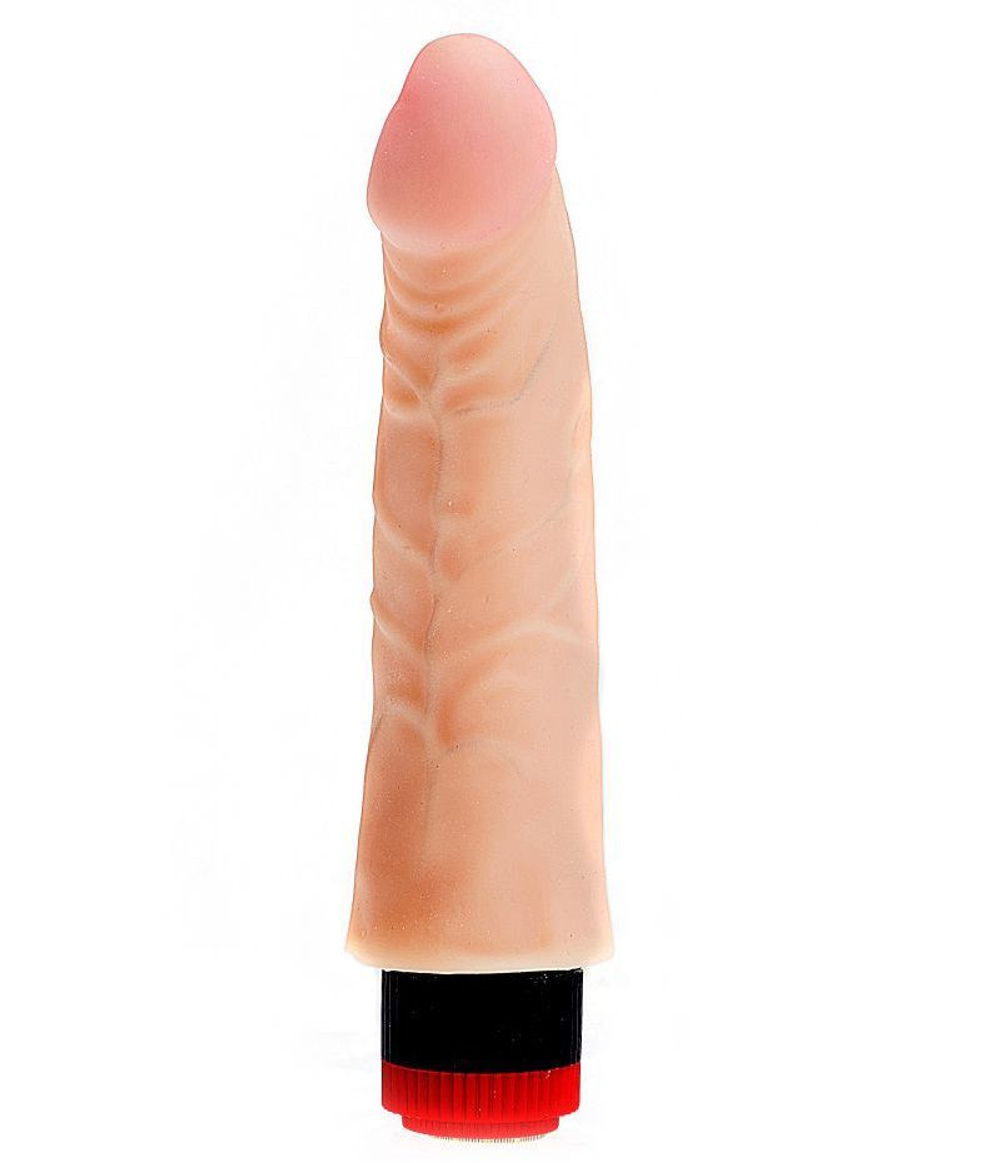 Art-Style №12 – реалистичный вибратор-фаллоимитатор из неоскина, телесный, 20,5 см
