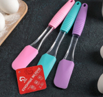 Лопатка кулинарная «Про», 23 см, цвет МИКС