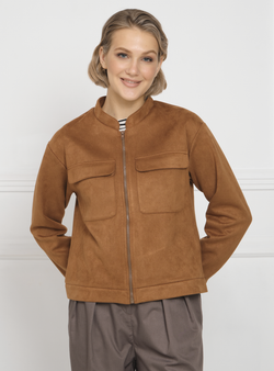 Бомбер женски АЛЕКСА (Коричнево-рыжий)