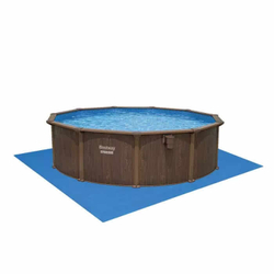 Стальной бассейн Bestway Hydrium Pool Set 488х130 см + песочный ф/насос 5678 л/ч, лестница, тент, подстилка (561CU BW)
