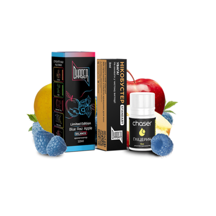 Chaser BLACK - Blue Raz Apple (30ml, 5% nic)