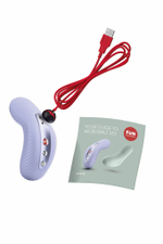 Фиолетовый клиторальный вибромассажер LAYA III - 10,8 см. (Цвет: фиолетовый)