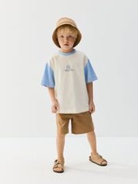 Футболка оверсайз "Гусеница" с принтом