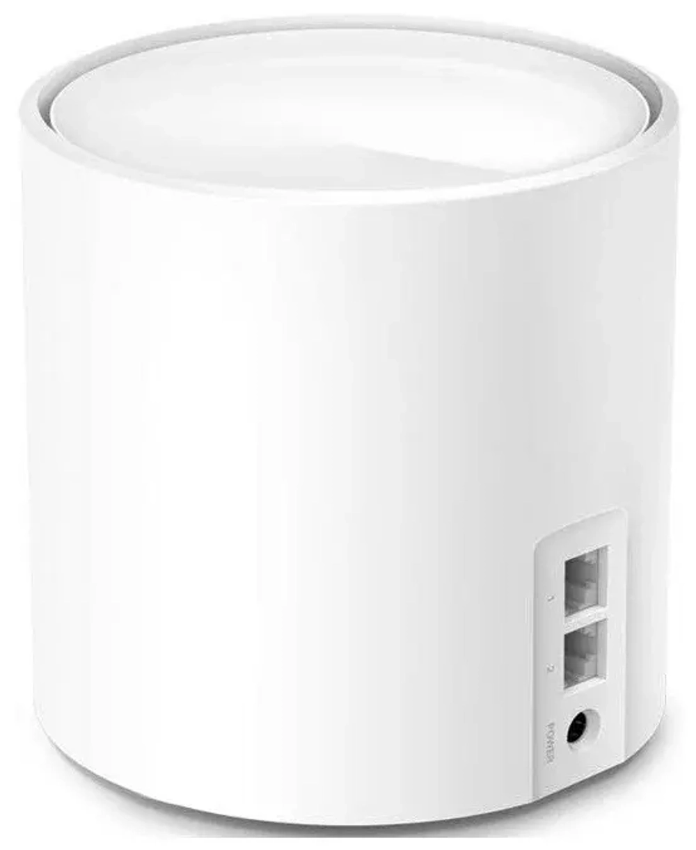 Беспроводной маршрутизатор TP-Link Mesh Deco X20 802.11ax, 1800(574+1200) Мбит/с, 2.4ГГц и 5ГГц, 2xLAN (1-pack)