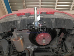 Фаркоп оцинкованный Galia R080A для Renault Clio хетчбек 2005-2012, 2012-(паспорт и сертификат в комплекте)(без электрики)