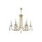 Подвесная люстра Crystal Lux Victoria SP6 Gold/Amber