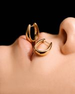 Серьги Lite, позолота