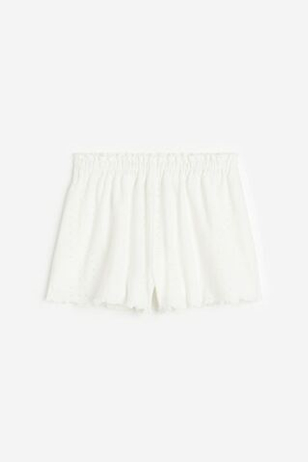 H&M Шорты свободного кроя,  белый
