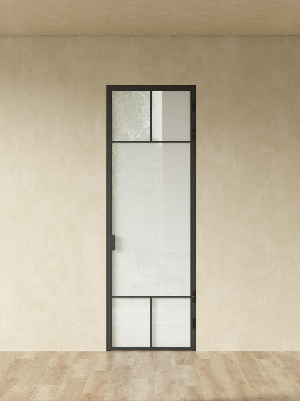 Распашная алюминиевая перегородка Minoli 5