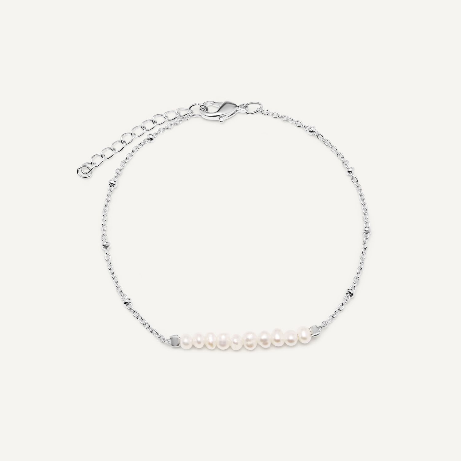 Браслет Pearly Cord Bracelet – Silver