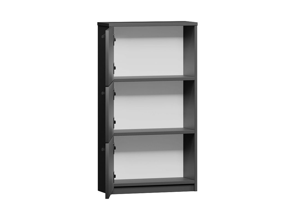 Обувница Лорена Пакс-3 Черный 0190 PE 65*30*115 см, Черный   Фиеста