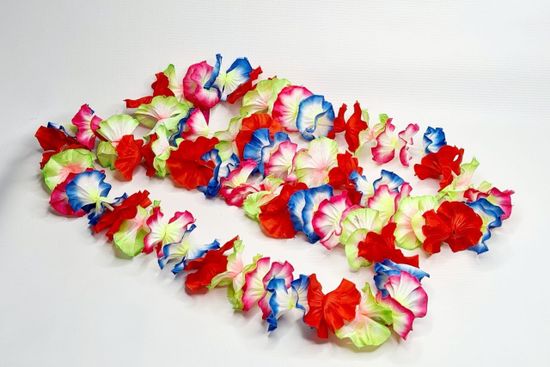 Гавайский набор (ожерелье, венок, браслеты 2 шт.)