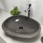 Каменная раковина из речного камня RS-6890 (55*46*15)