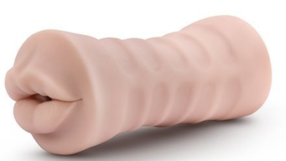 Мастурбатор-ротик Blush Novelties Angie, вибрация, 13 см