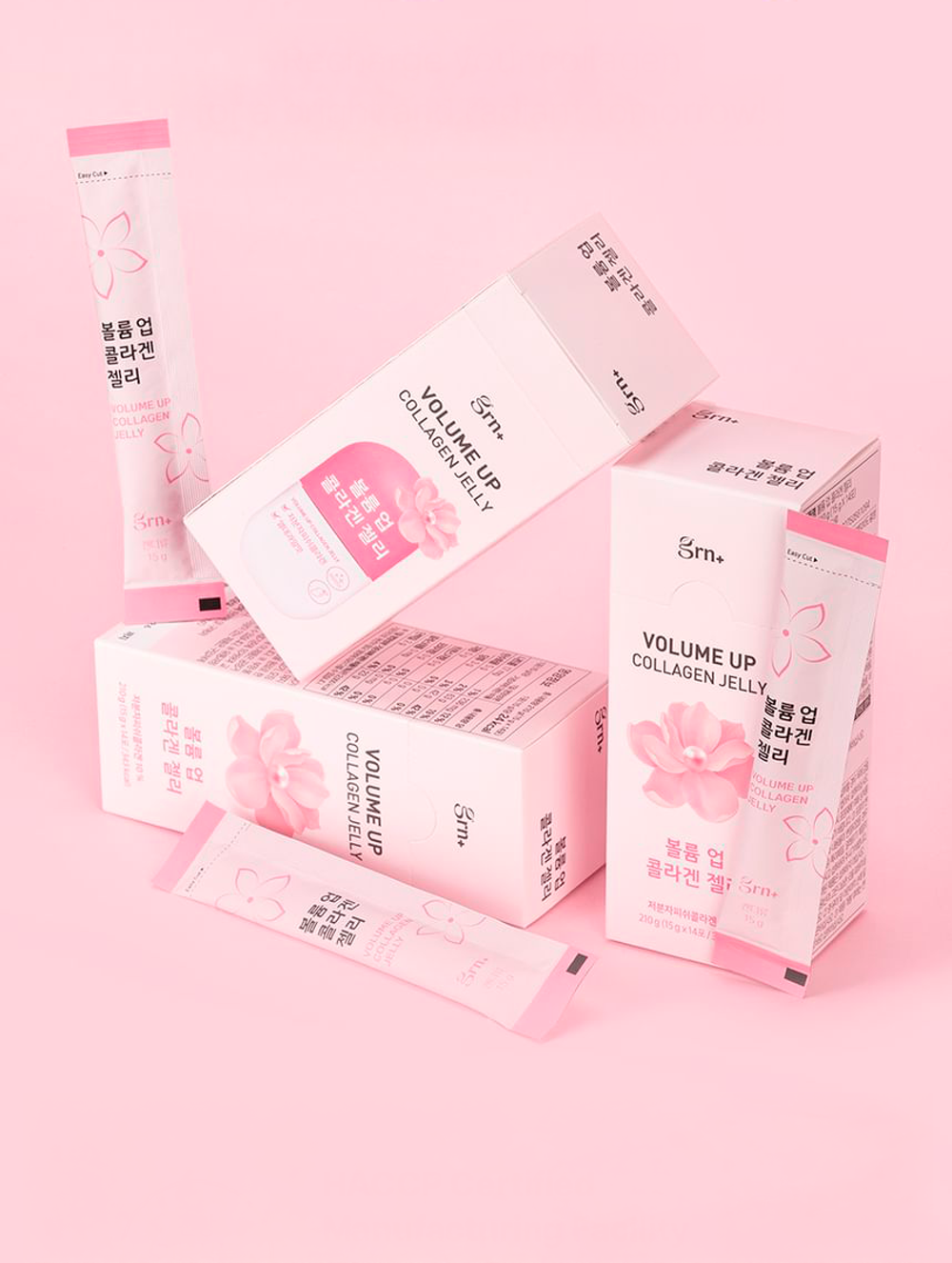 GRN+ Диетическое желе с коллагеном Volume Up Collagen Jelly (15 г * 14 шт)