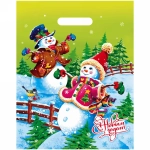 Пакет ПЭ с вырубной ручкой 30х40см (30) (Веселье) НГ Интерпак (х50/1000)