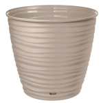 Горшок для цветов Saffron 2,6 л с поддоном (бежевый)