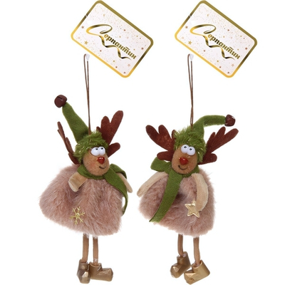 Подвеска «Олененок - Волшебные рога» 18 см (в асссортименте), Зеленый