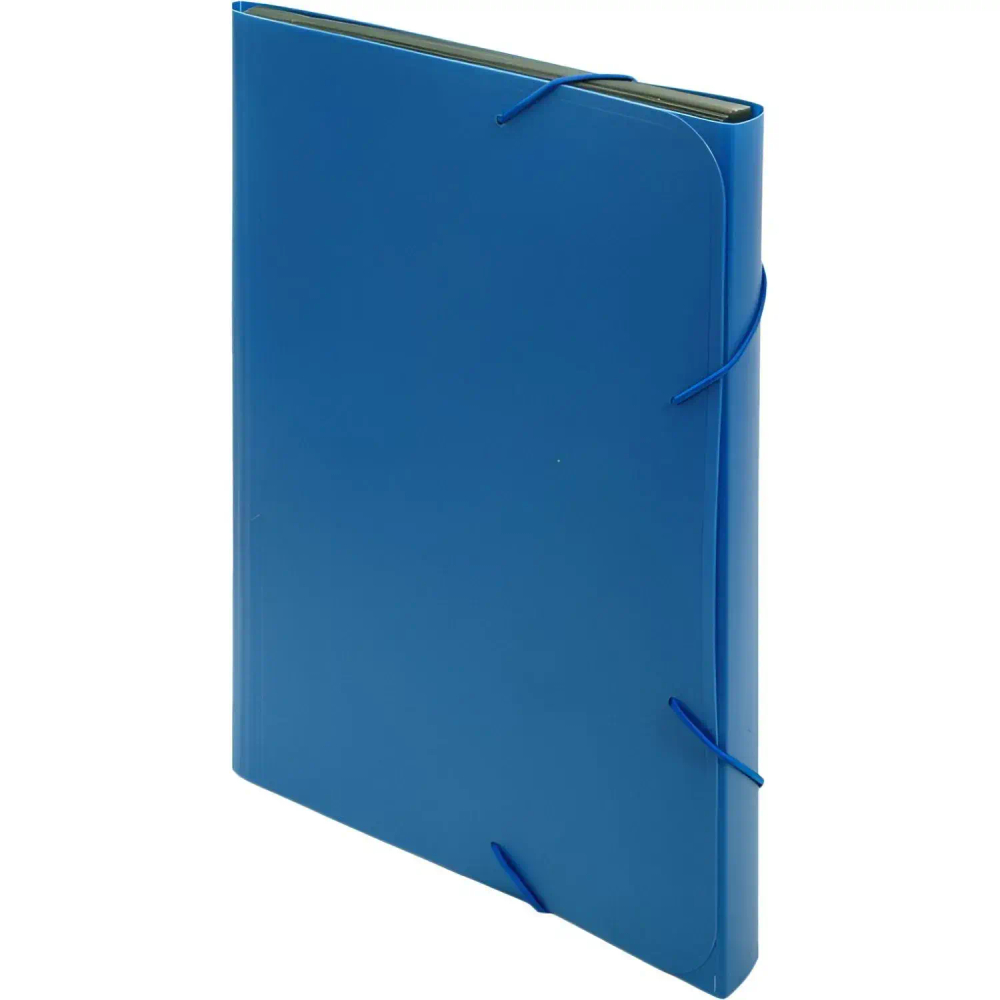 Папка на резинках с 13 отделениями А4, 700мкм, синий