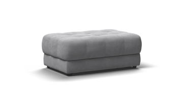 Босс пуф Велюр Монолит сталь