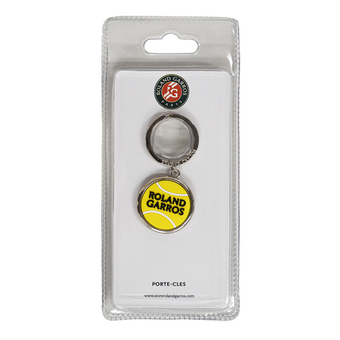 Brelok Roland Garros Rubber Tennis Ball Key Ring - желтый