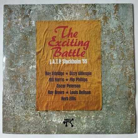 Винтажная виниловая пластинка LP The Exciting Battle J.A.T.P. Stockholm 55 (USA 1974)
