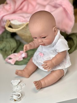 Кукла Berbesa 42см RECIEN NACIDO с пледом в пакете (5113K)