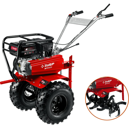 ЗУБР 7 л.с., усиленный мотоблок с понижающей передачей (МТУ-450)