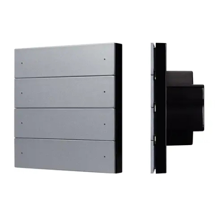 INTELLIGENT ARLIGHT Кнопочная панель SMART-ZB-801-22-1G-8SC-MULTI-IN Silver (230V) (IARL, IP20 Пластик, 5 лет) 055487